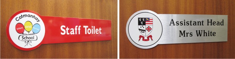 crest acm door signs